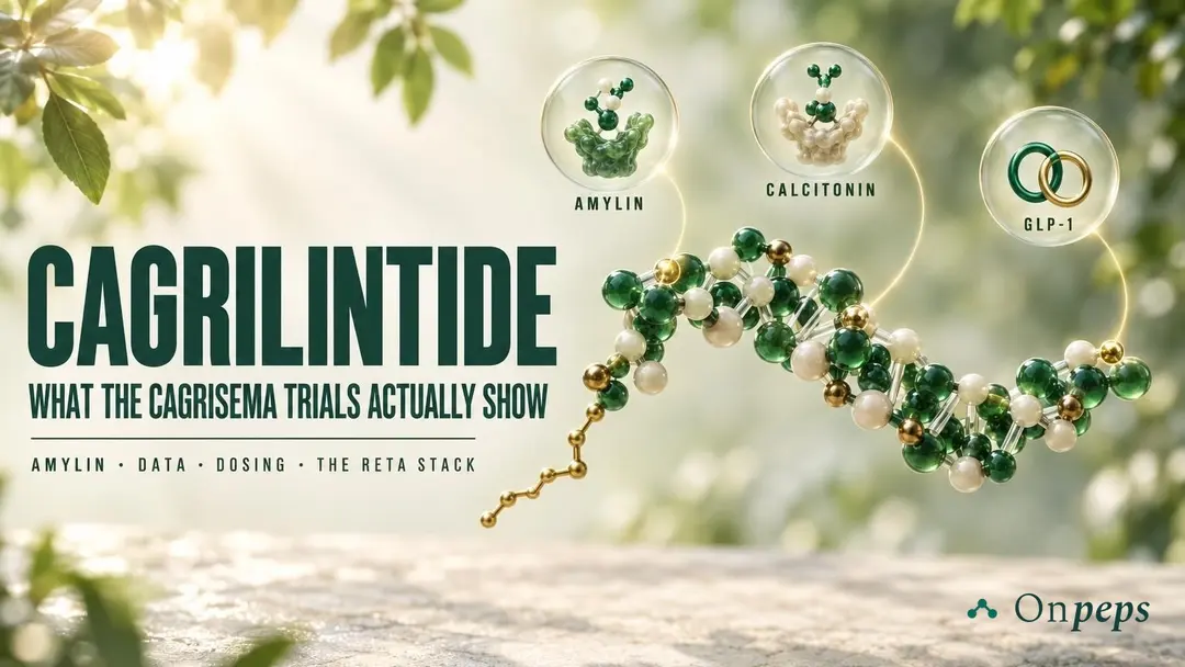Cagrilintide vs Semaglutide vs Tirzepatide vs Retatrutide: Weight-Loss Data Compared